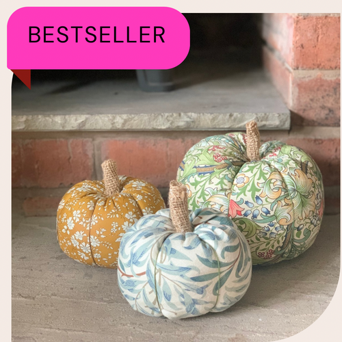 Fabric Pumpkin, William Morris Decor