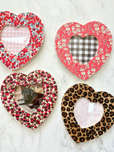 Heart Shaped Liberty Photo Frame, Valentine Gift, Galentines gift