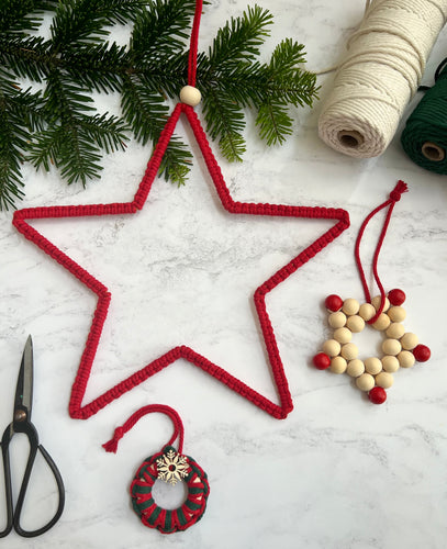 Trio of Christmas Stars Workshop.