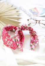 Liberty Betsy Knotted Headband in Blue Florals