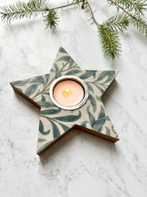 William Morris Christmas Star Tea Light Holder