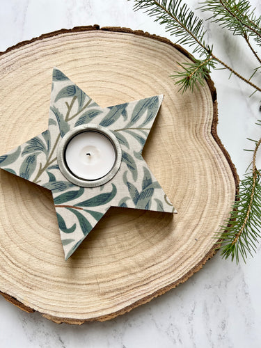 William Morris Christmas Star Tea Light Holder