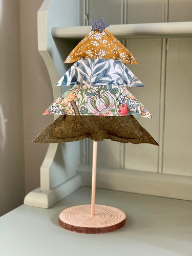 William Morris Fabric Christmas Tree Decorations