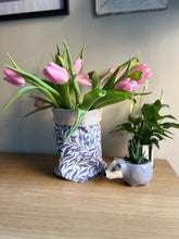 William Morris Fabric storage basket, planter, vase