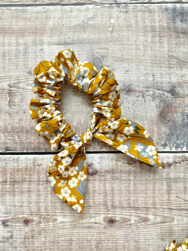 Liberty Scrunchie 'Mitsi' Mustard