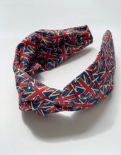 Union Jack Top Knot Hairband