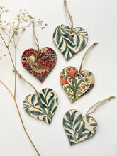 William Morris Heart Decorations
